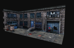 Vitruvian H.A.C.K.S. Series Z Zombie Diorama 1/18 Scale Street – Ultimate Zombie