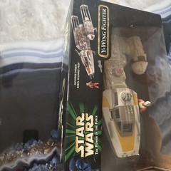 K21i05202 Y-WING FIGHTER MISB MINT IN SEALED BOX 1999 STAR WARS POTF POWER FORCE