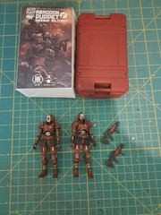 ACID RAIN /ANNEX 2179 1/18: Set of 2 Container Guard Puppets *US Seller*