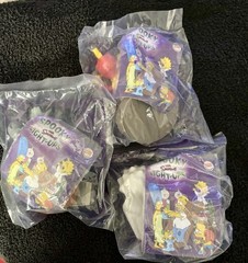 2001 The Simpsons SPOOKY LIGHT-UPS Burger King LOT OF 3 Lisa Milhouse Skinner
