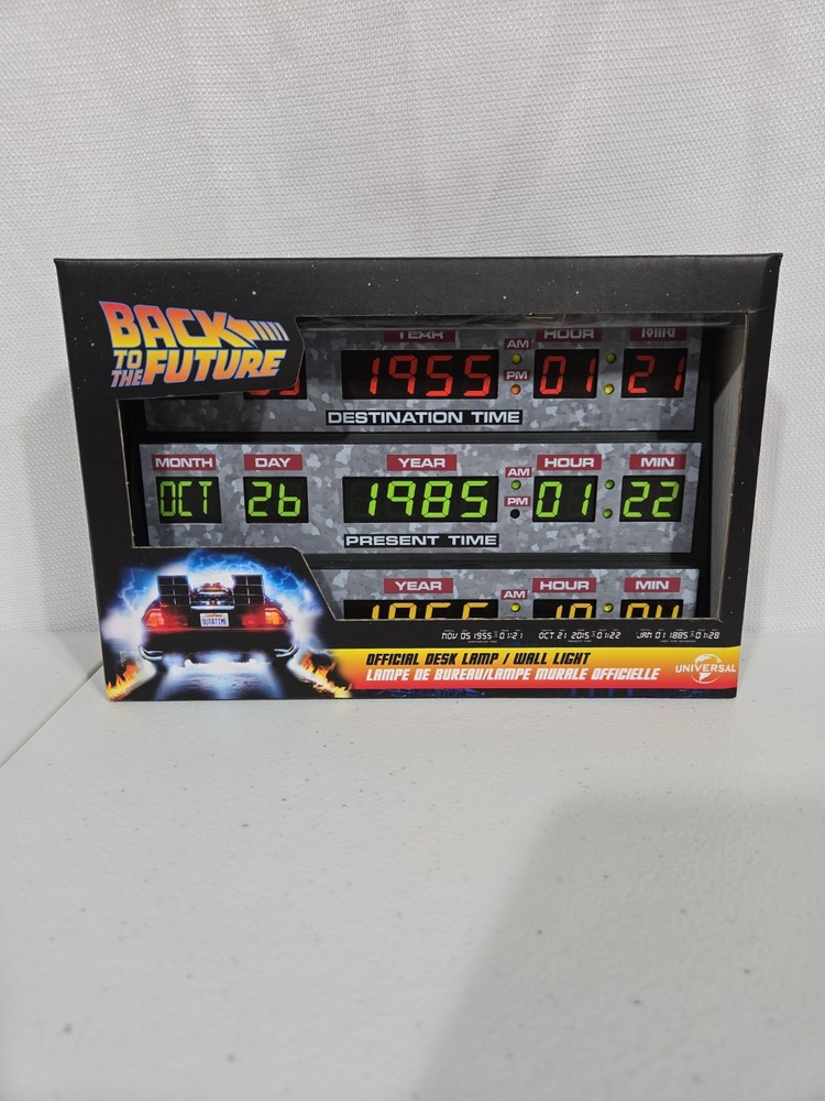 Universal Back To The Future Official Desk Lamp/Wall Light MISB Sealed New