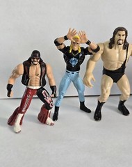 Vintage 1998 Toy Biz WCW Die Cast Metal/Plastic Wrestling Figures Lot Of 7 WWE