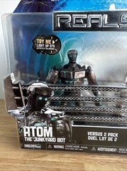 Real Steel Versus 2 Pack Atom vs Six Shooter Robots Jakks Pacific Action Figures