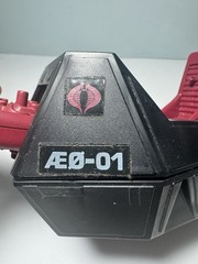 Hasbro G.I. Joe Cobra Terror Drome Cannon, Chair, Tip Caps Parts Hasbro 1986