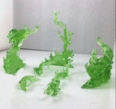 EFFECT BURNING FLAME Green D-Art Figma Kamen Rider gundam 1/6 figure hot toys