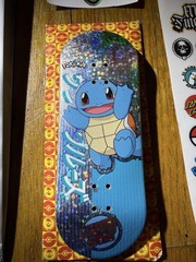 Mictlan x Pokemon x Santa Cruz Squirtle Fingerboard 34mm Flatface Grip