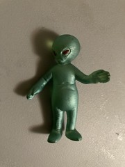 Vintage Rare Lot Of 90s Area 51 Alien Action Figures UFO Silver Green