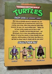 NECA TMNT Cartoon Creepy Eddie Shibano-Sama 2 Pack Teenage Mutant Ninja Turtles