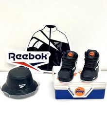 Reebok Pump It Up Sneakers Hat Shirt and Logo Stickers Zuru Sneakers Mini Bands