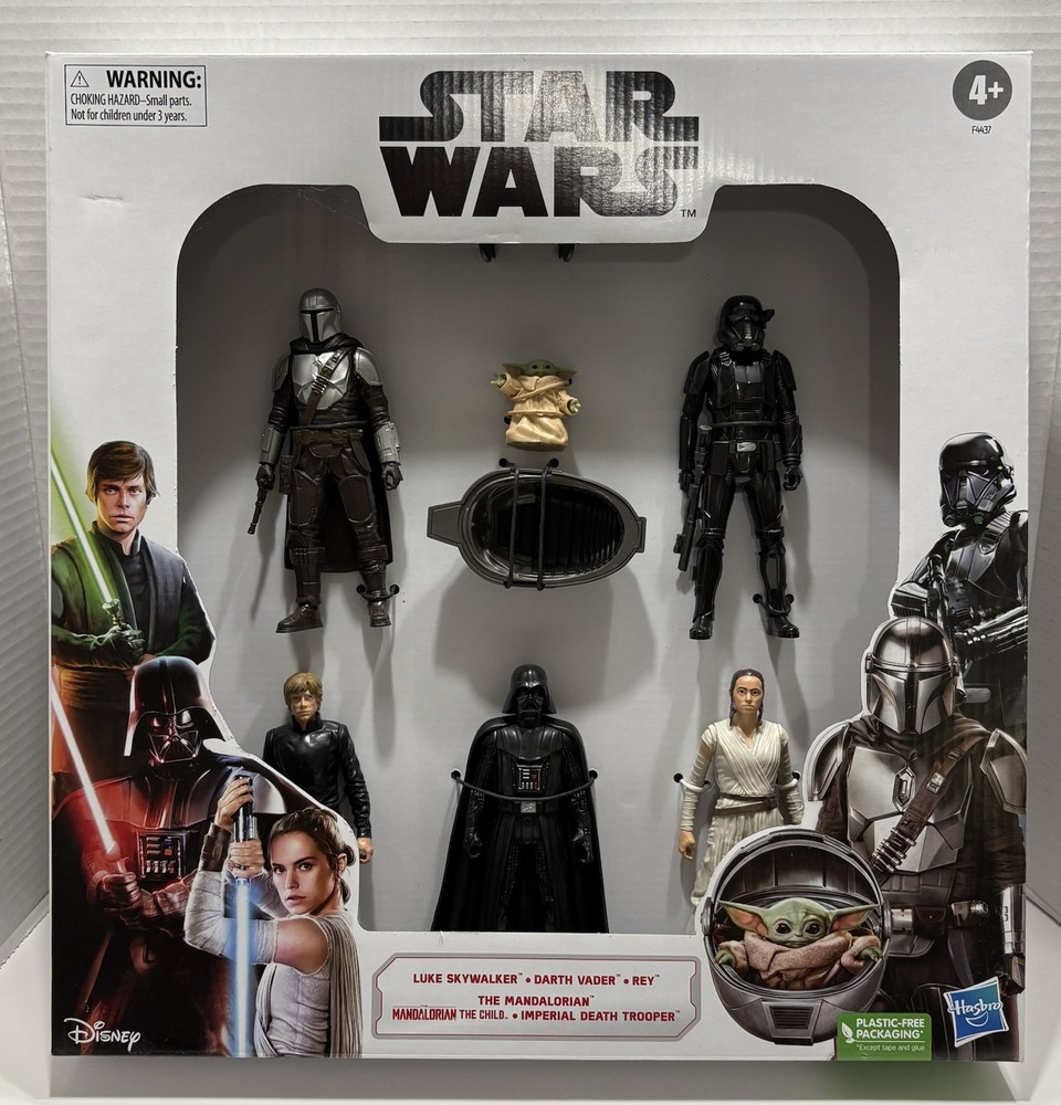 Star Wars Hasbro Action Figure Set of 6 for 4+ Years Kids – 6 Inch (15.2cm)