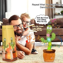 Lights and Sounds Dancing Cactus Toy – Toddler-Friendly Gift for All Occasions