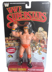 Ultimate Warrior WWE LJN Superstars Retro 80s Black Card 8 in Action Figure NEW
