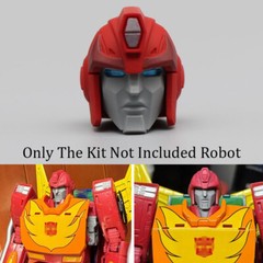 Upgrade Kit For Kingdom Rodimus Prime Accessories ABS Casting Replace Head