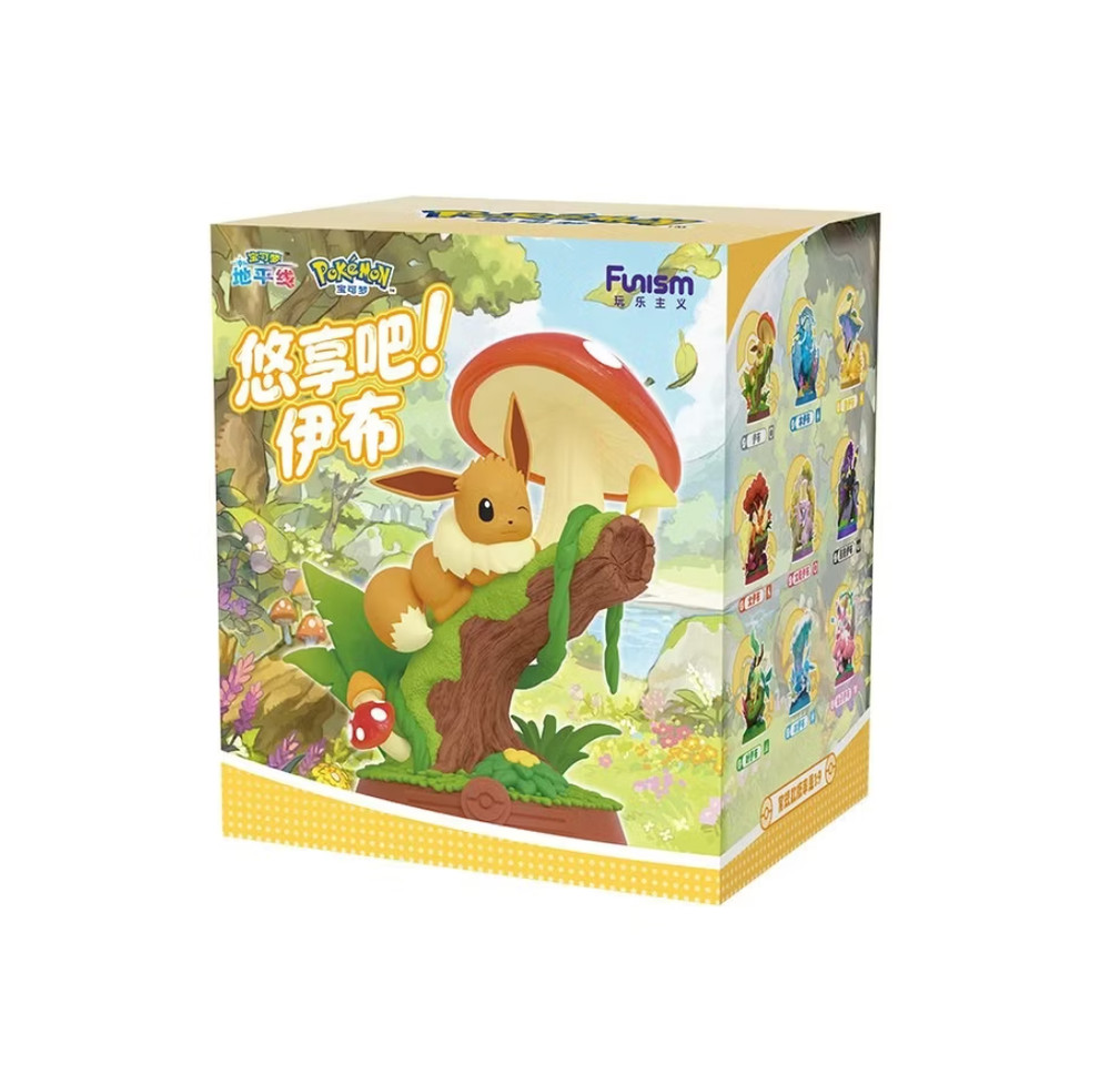 💡 Funism x Pokemon Enjoy! Eevee Forest Adventure Series 3 Figure One Blind Box