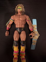 WWE Ultimate Warrior Elite Hall of Fame Series 1 Mattel Wrestling Action Figure