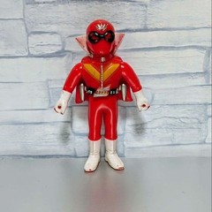 Popy Himitsu Sentai Goranger 5 Sofubi Vinyl Figure Set Showa Vintage