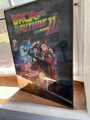 BACK TO THE FUTURE mc fly 3-D HOLOGRAPHIC LENTICULAR 3 IMAGE CHANGING poster