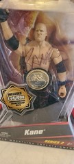 2010 WWE Mattel Kane Wrestling Figure Chase 1 of 1000 belt #784 Signed New