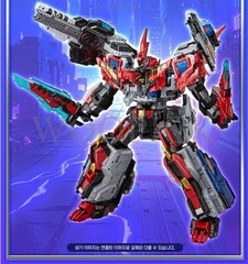 Metal Cardbot W Season3 HEAVY IRON W + BLUE COP W Set Transformer Robot Toy 2025