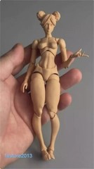 Romankey x COWL 1:12 Suntan Skin Super Jointed 6″ Female Figure Head Body Toys