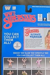 TARGET WWE WWF LJN BLUE CARD ULTIMATE WARRIOR ACTION FIGURE NEW