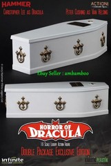 Infinite Statue X Kaustic Plastik 1/6 Dracula Vampire Action Figure+White Coffin