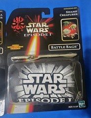 LOT 3 Star Wars Episode 1 Battle Bags Hasbro 1998 2 Sea Creatures & 1 Swamp RARE