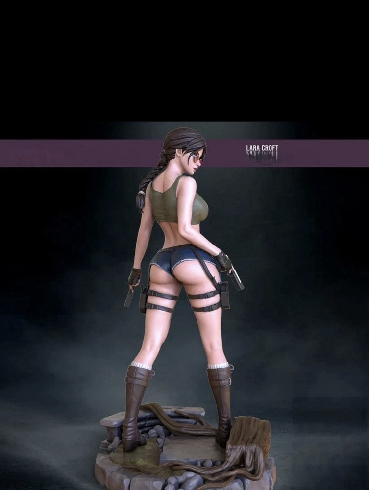 Lara Croft TombRider Handmade 25 cm 3D statue/figure Handmade collectible