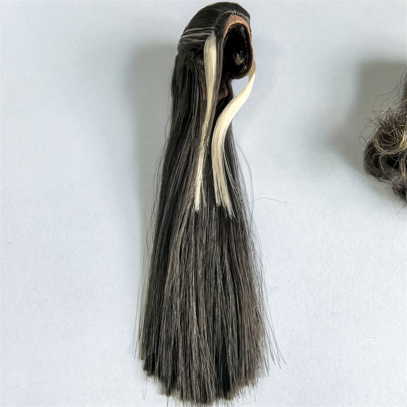 1/6 Male Artificial Hair Wig Cover Model For 12″Action Figure Head Body Toy