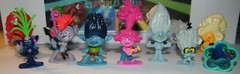 Trolls World Tour Movie Figure Set of 10 W/ Stickers Featuring Poppy Branch More