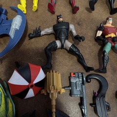 Lot Of 9 Vintage 1990’s Batman Kenner Action Figures Loose With accessories