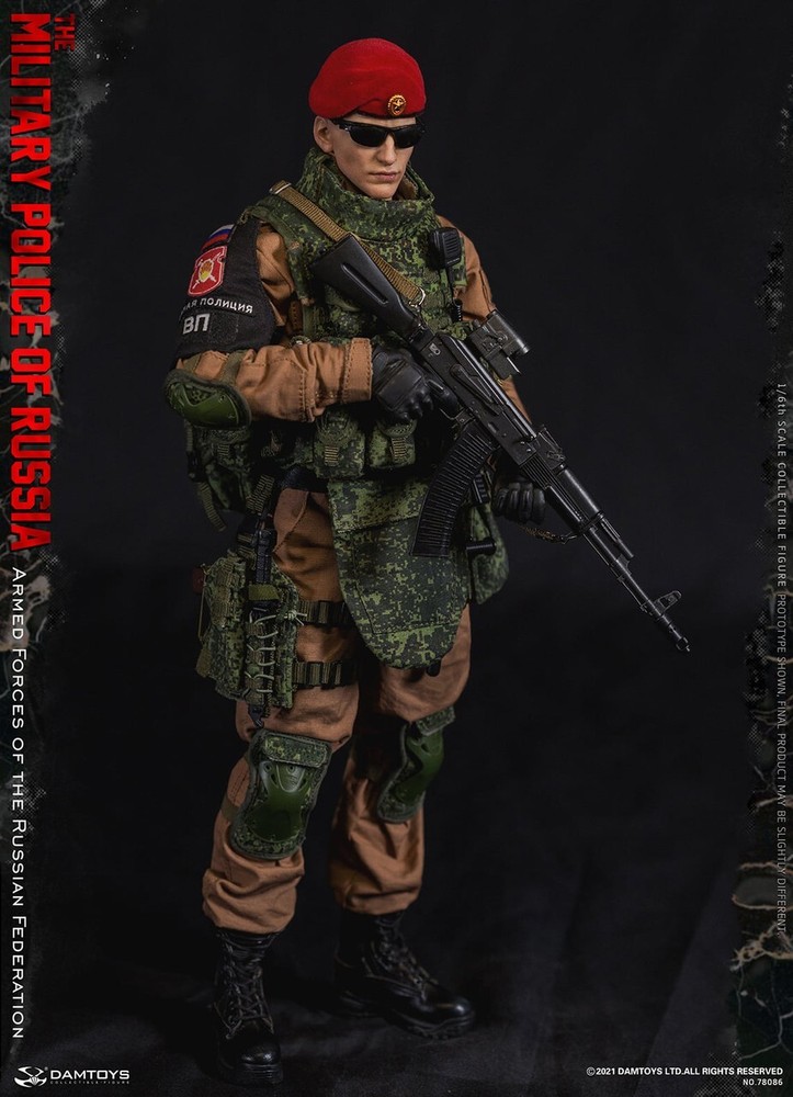 Dam DAMToys 1/6 Scale 12″ The Military Police of Russia MP Action Figure 78086