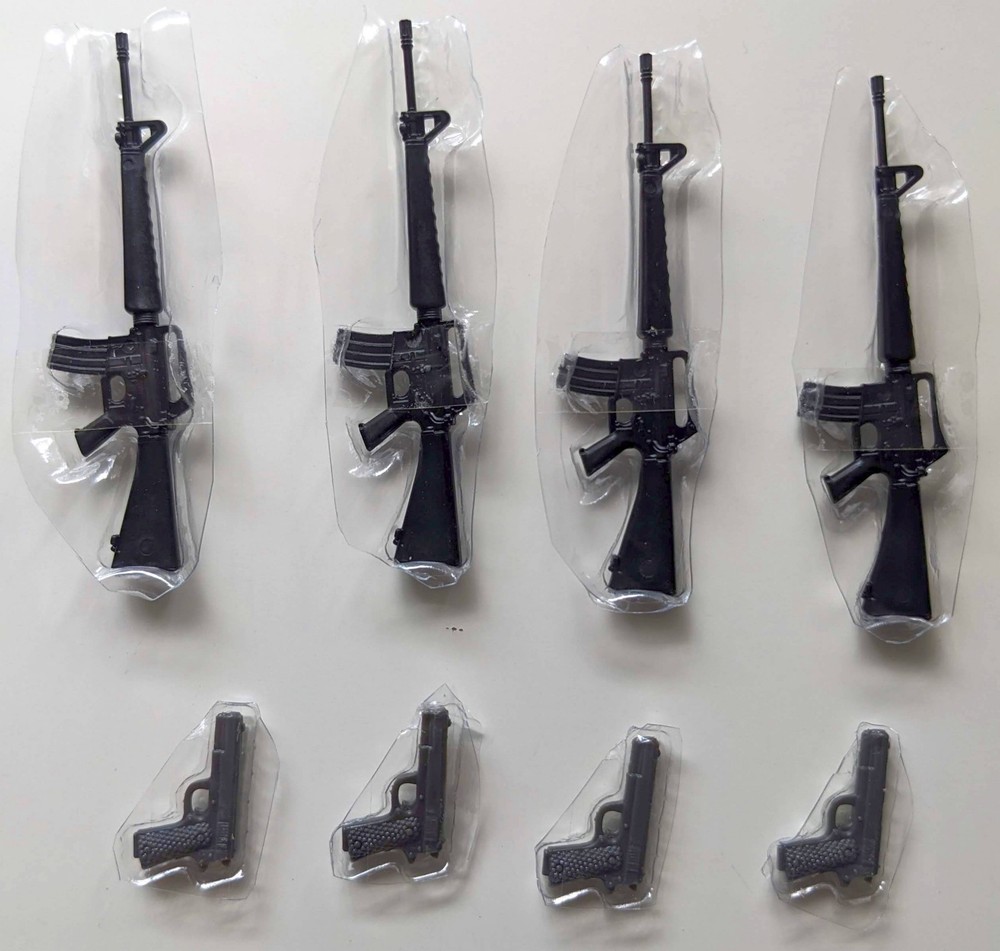 4 SETS Marvel Legends Gamerverse GUN RIFLE Fodder (Punisher Nick Fury 2 Pack)