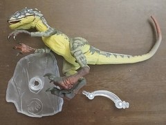 Jurassic World Amber Collection Lot (Velociraptor/Tyrannosaurus/Dilophosaurus)