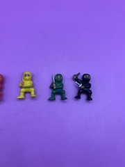 Tiny Mini Ninja Warrior Figures Lot Of 5 Toy VTG