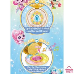 Catch Teenieping Movie 2 Heartsping Whale Jewel Compact Toy Mini CD & Player