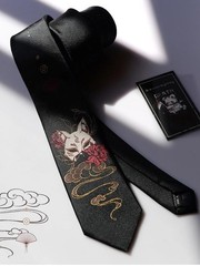 Anime Tie Cosplay Costume Accessories Fox Neck Adult unisex Clothing Men Women