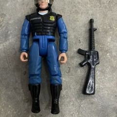 Toy Island Vintage Toy 1994 RoboCop Figure Soldier with Weapon Toy