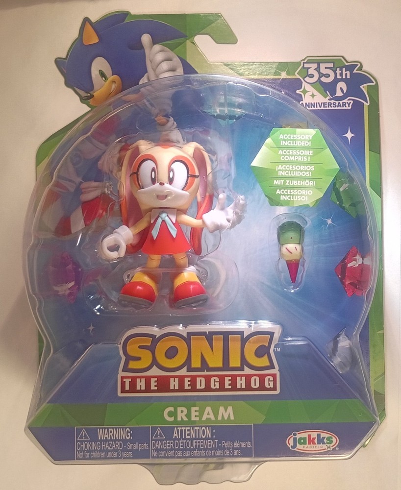 Sonic the Hedgehog 35th Anniversary Cream the Flying Rabbit Action Figure lnPack