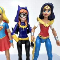 DC Comics Super Hero Girls Harley Quinn Batgirl Super Girl Mattel Action Figures