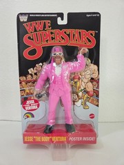 LJN WWE Superstars Jesse “The Body” Ventura Blue and Black Card 8″ Figure Set