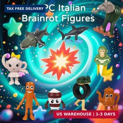 72 PCS Italian Brainrot Steal a Brainrot Toys, 1.8″ Tralalero Tralala Action Fig