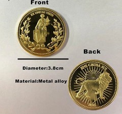 JOHN WICK CONTINENTAL ADJUDICATOR GOLD COINS HOTEL CARD COLLECTORS COSPLAY PROP