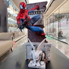 Large 29cm Spider Hero GK Statue Model Figure Trendy Desktop Decoration Gift