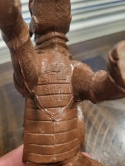 Vintage 1984 Rhino Toy 11″ Brown Plastic Figure by Imperial Hong Kong