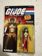 Super7 ReAction+ GI Joe Cobra Serpentor O-Ring Action Figure SDCC Exclusive New