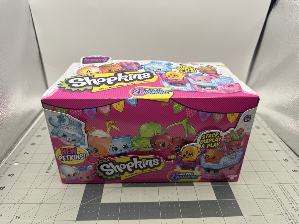 Shopkins Season 4 Blind Crate 2-Pack Moose Toys BRAND NEW Case Of 30 Crates