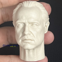1/6 Male Godfather Marlon Brando Head Sculpt For 12″ Action Figure Doll Body Toy
