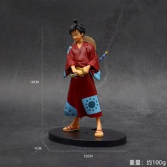 18cm One Piece Luffy Zoro Sanji Usopp Figure Anime PVC Action Figure Model Toy