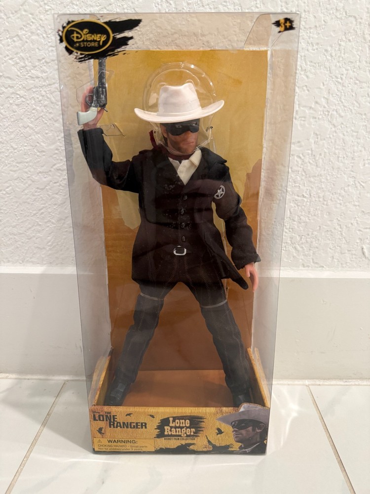 Disney Store Lone Ranger John Reid Action Figure Doll-12″-NIB-Sealed